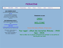 Tablet Screenshot of fkiracing.be